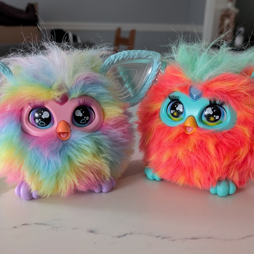 Furby- Rainbow And Orange/Red